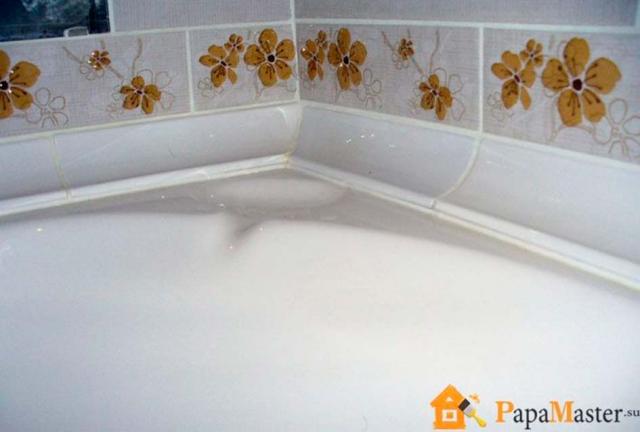 Предложение: Монтаж керамического уголка на ванну