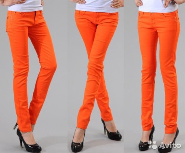 Продам: Новые джинсы Оранжевые Revers, рр42-44