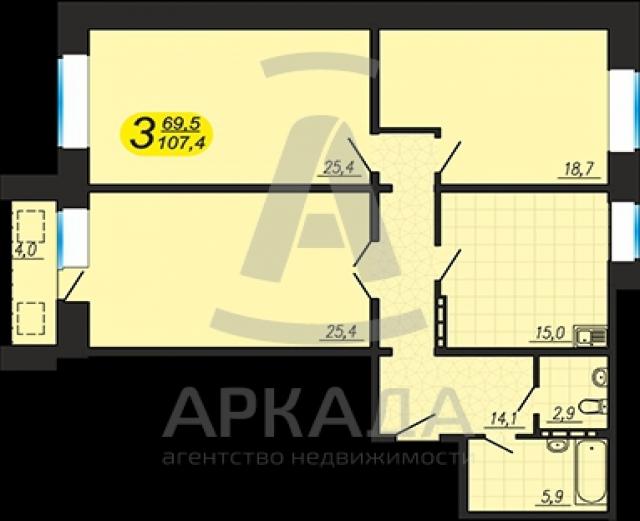 Продам: квартиру