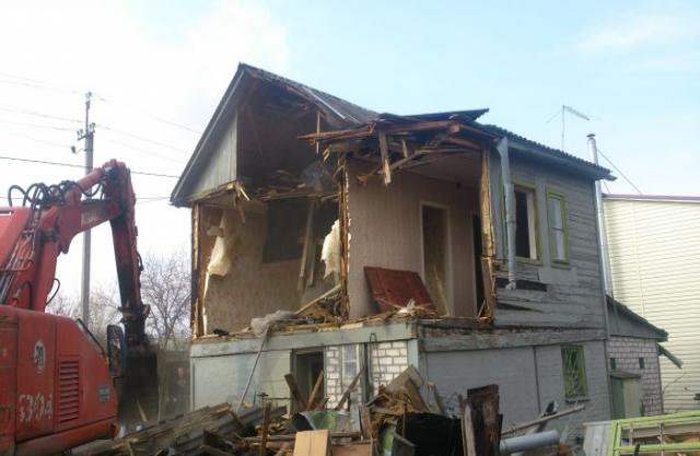 Предложение: Сломать дом дачу снос демонтаж построек