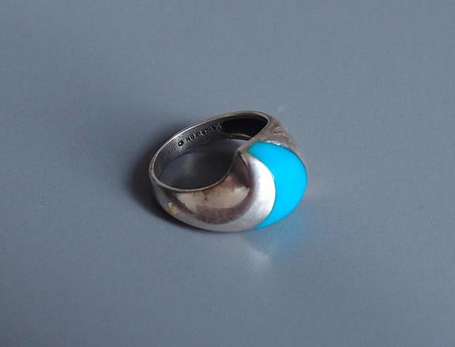 Продам: Кольцо, серебро, бирюза (14-15 мм)