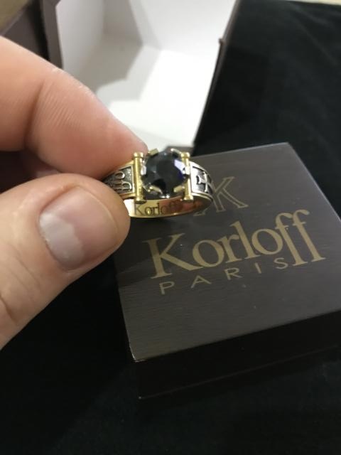 Продам: кольцо Korloff c природным сапфиром