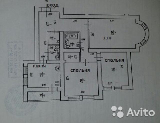 Продам: 3-к квартира, 104 м2, 10/13 эт.