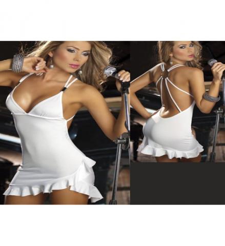 Предложение:  Маленькое белое платье с открытой спиной	 Артикул: A3223	