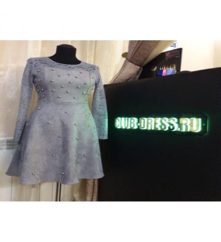 Предложение:  Платье с расклешенной юбкой	 Артикул: Ам9375-2	