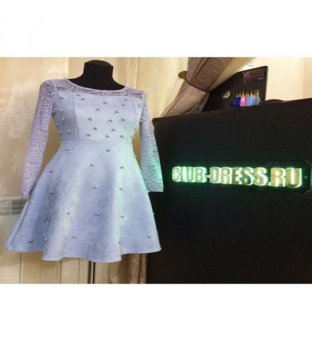 Предложение:  Платье с расклешенной юбкой	 Артикул: Ам9375-1	