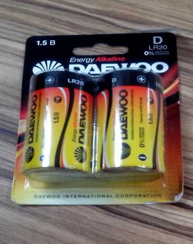 Продам: Батарейки DAEWOO Energy Alkaline LR20