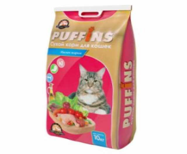 Продам: Корм для кошек Puffins "Мясное жаркое" 1