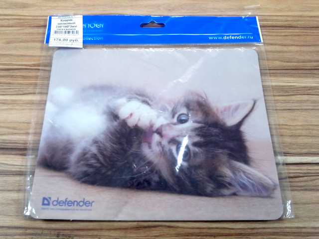 Продам: Шёлковый коврик для мыши с котёнком