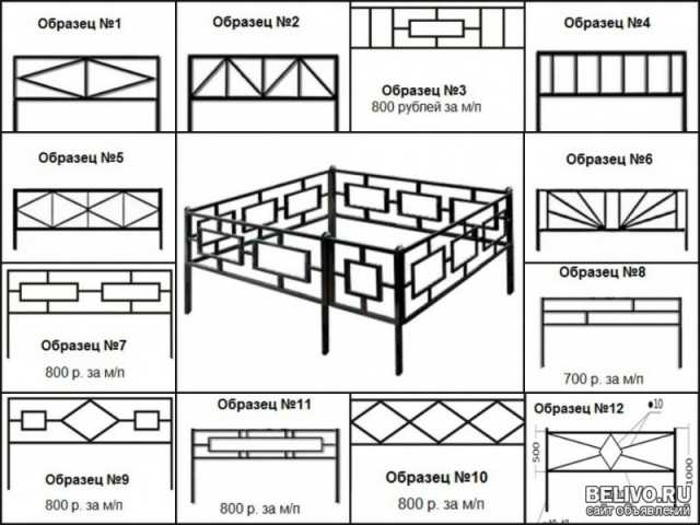 Продам: Ограды на кладбище с бесплатной доставко