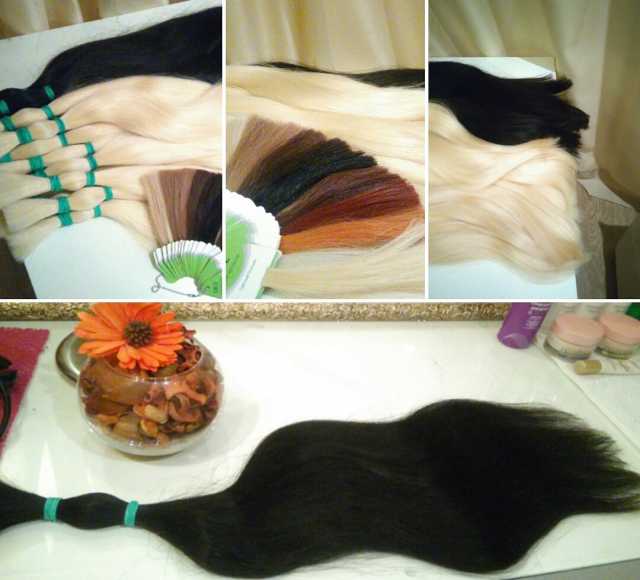 Продам: Волос для наращивания 60 см.Тон №1-2, 20