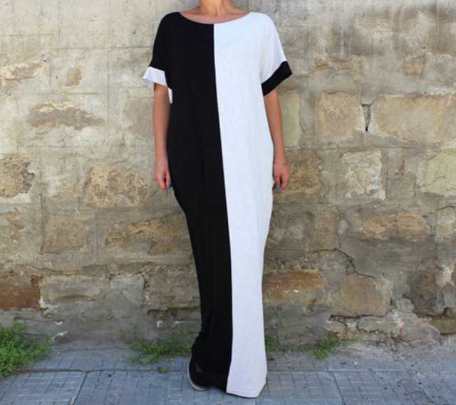 Продам: платье черно-белое