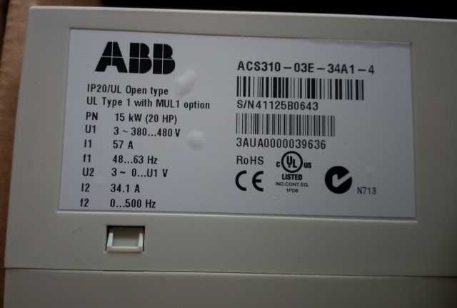 Продам: Преобразователь частоты ABB ACS310-03E