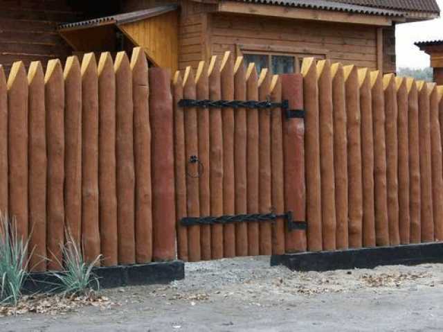 Предложение: Изготовление заборов и оград из стволов 