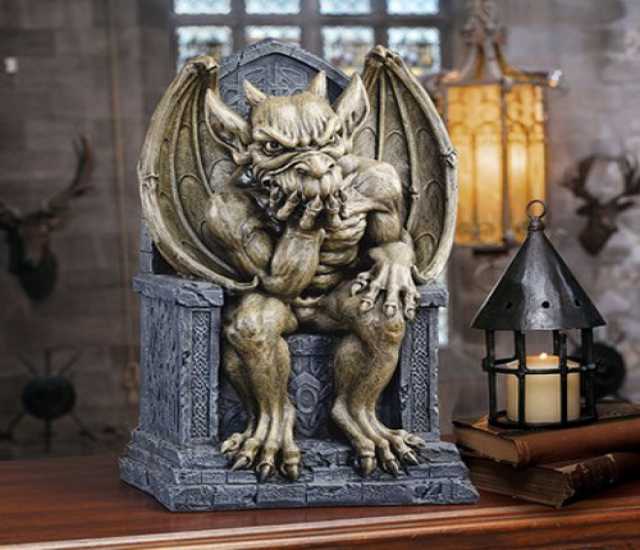 Продам: "Горгулья на троне"-скульптура из металл