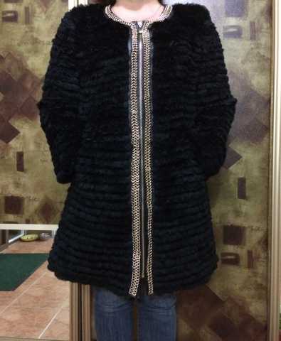 Продам: Шуба (пальто) из полосок норки и шёлка