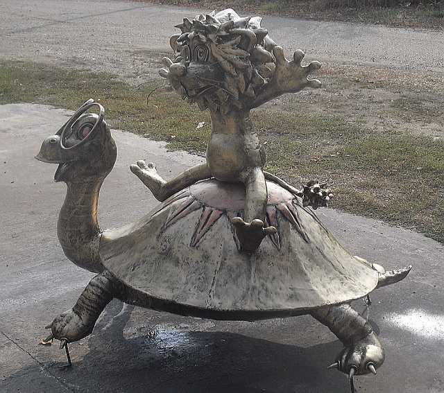 Продам: Львенок и черепаха ,скульптура
