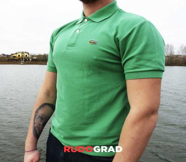 Продам: Зеленая рубашка поло Lacoste