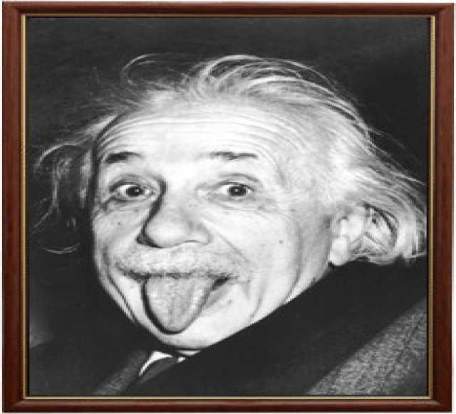 Продам: Портрет Альберта Эйнштейна в рамке