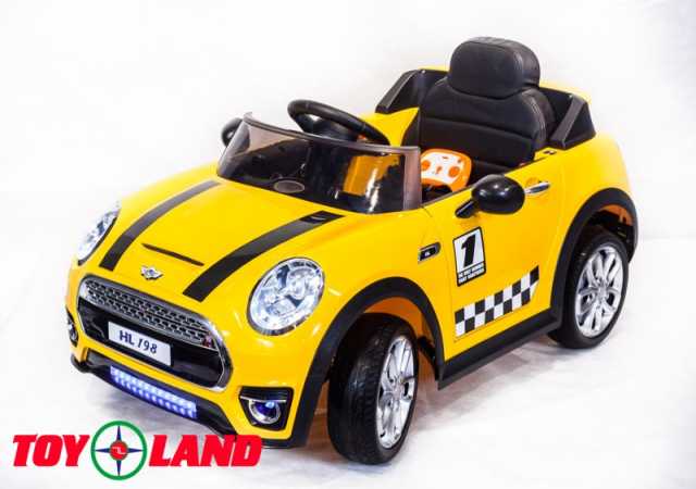 Предложение: Детский электромобиль Mini Cooper желтый