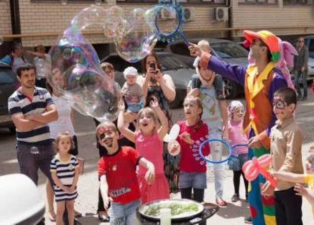Предложение: Шоу мыльных пузырей детям