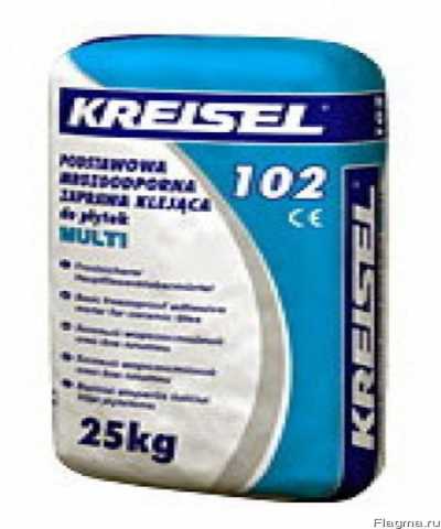 Продам: Клей цементный Kreisel 102 25кг 1-6кгм2 