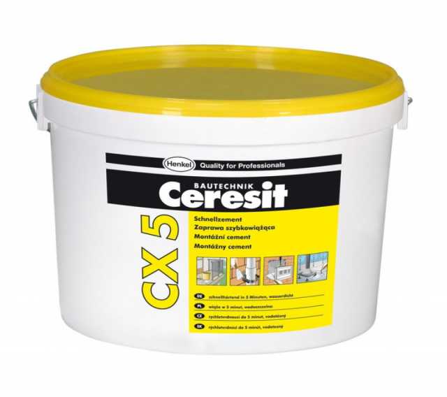 Продам: Цемент Ceresit СХ-5 25кг 1,6кгдм3 монтаж