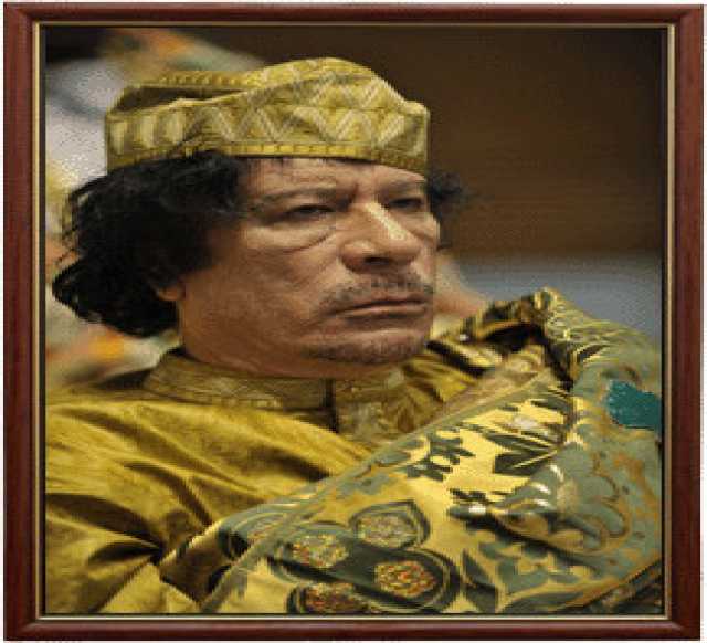 Продам: Портрет Муаммара Каддафи в рамке
