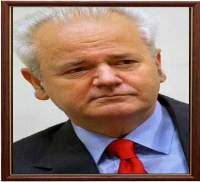 Продам: Портрет Слободана Милошевича в рамке