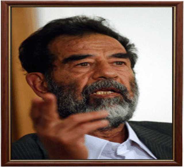Продам: Портрет Саддама Хусейна в рамке