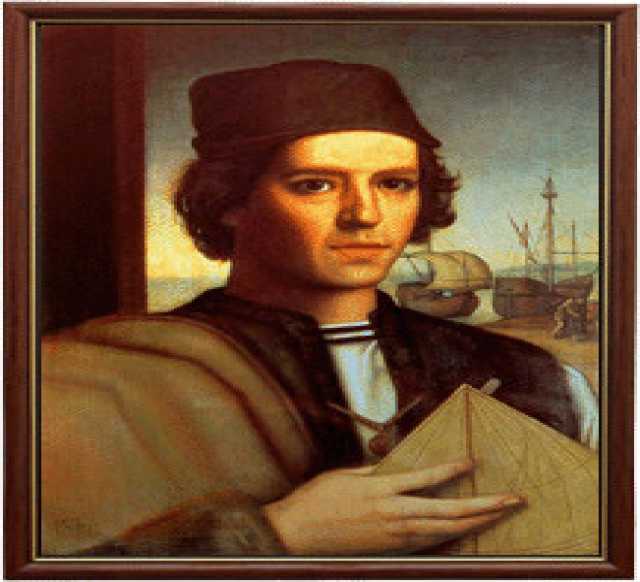 Продам: Портрет Христофора Колумба в рамке