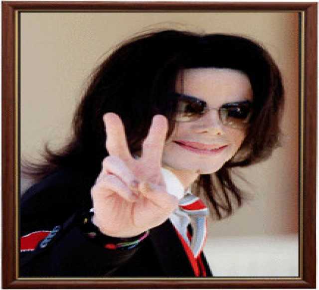 Продам: Портрет певца Майкла Джексона в рамке