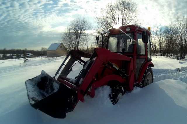 Предложение: Услуги по уборке снега мини-трактором