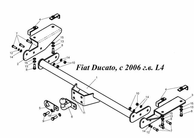 Продам: Фаркоп на Fiat Ducato, с 2006 г.в.