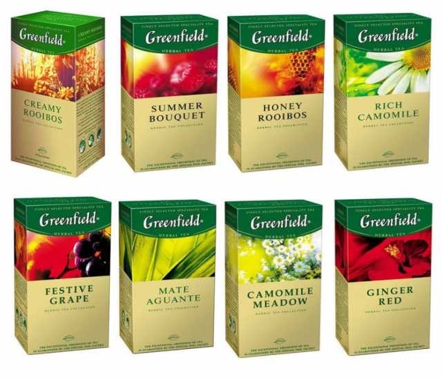 Гринфилд чай ассортимент в пакетиках фото с названиями и описанием
