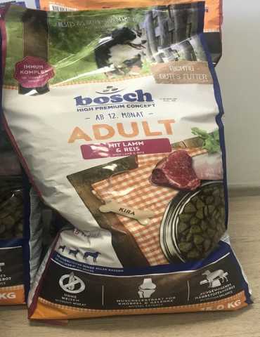 Продам: Сухой корм Bosch Adult ягнёнок и рис 15к
