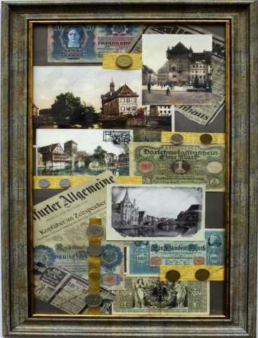 Продам: Картина из монет «Старая Германия»