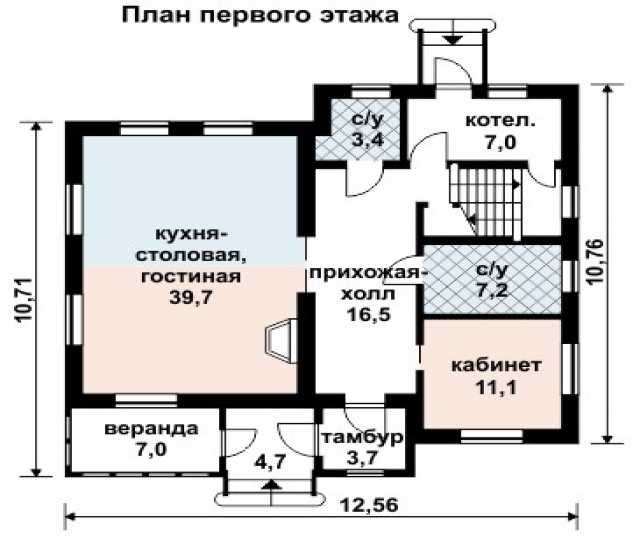 Предложение: Проект для строительства коттеджа 174м2