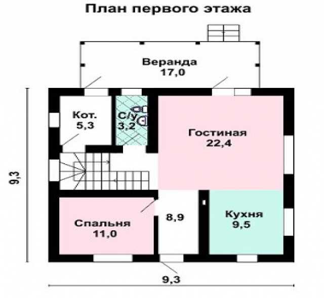 Предложение: Проект для строительства коттеджа 125м2