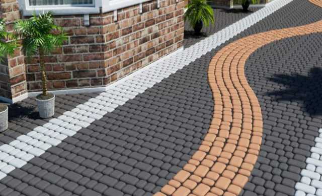 Предложение: Укладка бетонной тротуарной плитки