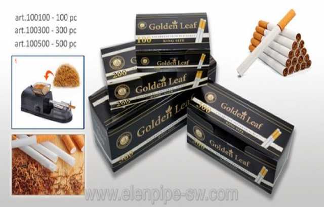 Предложение: Гильзы для сигарет Golden Leaf 100 шт. о