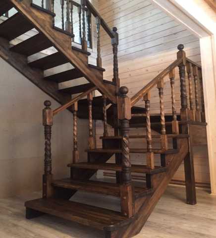 Предложение: Изготовление деревянных лестниц на заказ