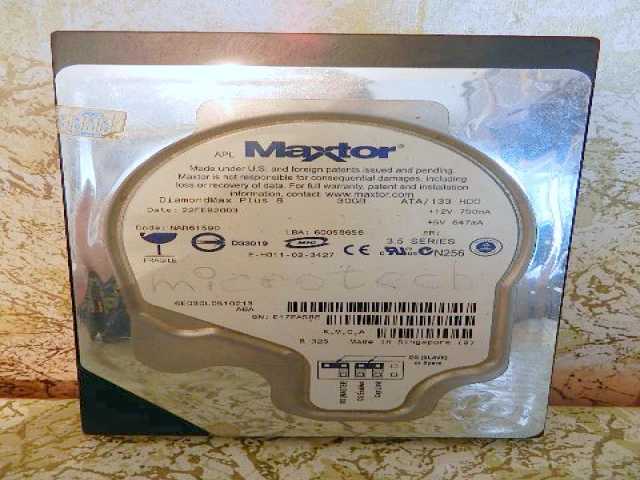 Продам: Жёсткий диск Maxtor 30 GB