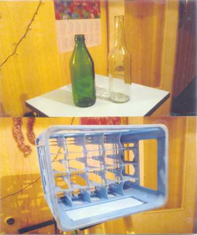 Куплю: Бутылку стеклянную и ящик пластмассовый