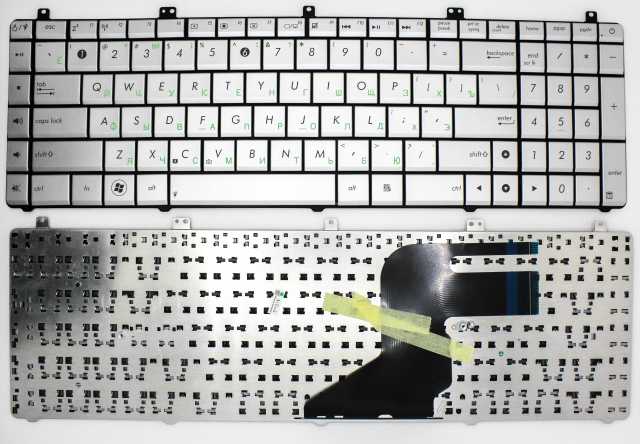 Продам: Клавиатура для Asus N55 N55S N75 серебро