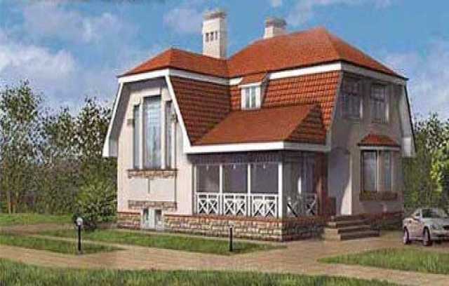 Предложение: Проект дома из газоблоков 11 на 11 м .
