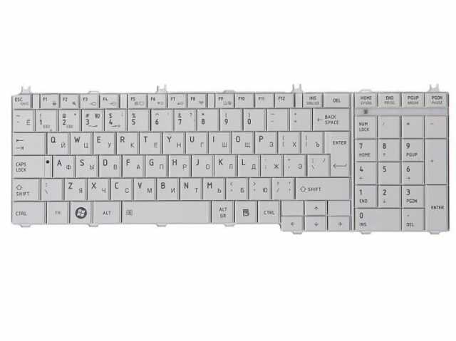 Продам: Клавиатура toshiba C650 C660 белая