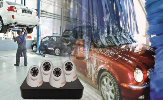 Продам: Комплект видеонаблюдения для автомойки