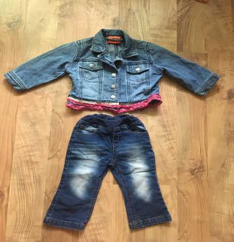 Продам: Костюм джинсы и курточка на девочку