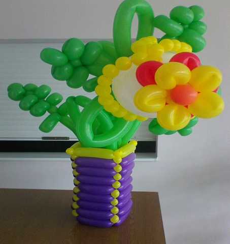Предложение: Цветочные букеты из воздушных шаров.